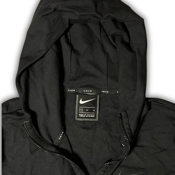 Nike Windrunner Repel Running Jacket Black Hooded Lightweight Medium - Picture 4 of 4